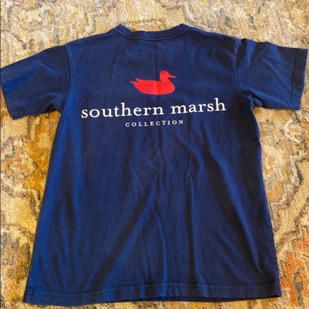 Navy Southern Marsh shirt size youth large